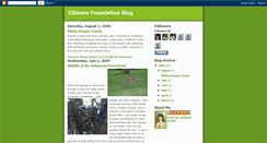 Desktop Screenshot of occitzensfoundation.blogspot.com