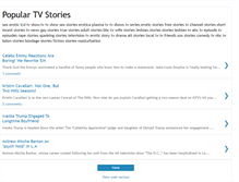 Tablet Screenshot of populartvstories.blogspot.com