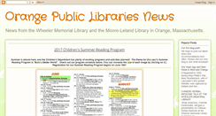 Desktop Screenshot of orangelibraries.blogspot.com