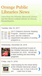 Mobile Screenshot of orangelibraries.blogspot.com