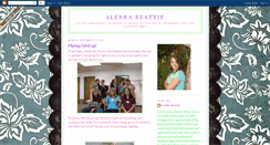 Desktop Screenshot of aleshabeattie.blogspot.com
