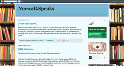 Desktop Screenshot of norwalkspeaks.blogspot.com