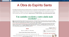 Desktop Screenshot of obraespiritosanto.blogspot.com