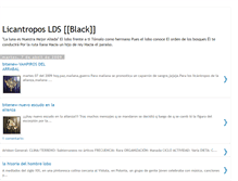 Tablet Screenshot of blacklicantropos.blogspot.com