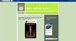 Desktop Screenshot of blackcreekartscenter.blogspot.com