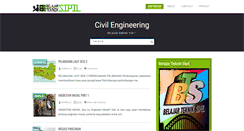 Desktop Screenshot of belajar-teknik-sipil.blogspot.com