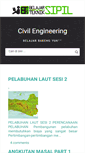 Mobile Screenshot of belajar-teknik-sipil.blogspot.com