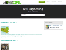 Tablet Screenshot of belajar-teknik-sipil.blogspot.com