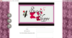 Desktop Screenshot of 4sistersshoppe.blogspot.com