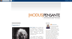 Desktop Screenshot of moduspensante.blogspot.com
