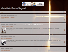 Tablet Screenshot of ministeriopactosagrado.blogspot.com