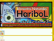 Tablet Screenshot of alimentosnaturalesharibol.blogspot.com