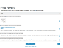 Tablet Screenshot of filipesoaresferreira.blogspot.com