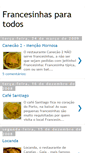 Mobile Screenshot of francesinhasecompanhia.blogspot.com