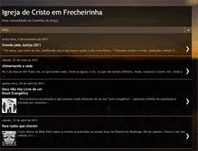 Tablet Screenshot of icfrecheirinha.blogspot.com