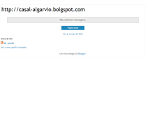 Tablet Screenshot of casal-algarvio.blogspot.com