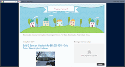 Desktop Screenshot of bloomingtonrealestatelistings.blogspot.com