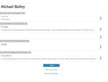 Tablet Screenshot of michaeldbailey.blogspot.com