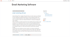 Desktop Screenshot of emailmarketingsoft.blogspot.com