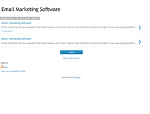 Tablet Screenshot of emailmarketingsoft.blogspot.com