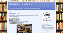 Desktop Screenshot of clublecturaguntin.blogspot.com