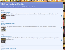 Tablet Screenshot of clublecturaguntin.blogspot.com