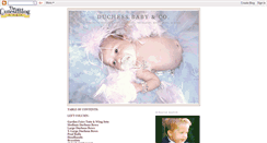 Desktop Screenshot of duchessbabyco.blogspot.com