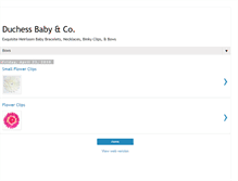 Tablet Screenshot of duchessbabyco.blogspot.com