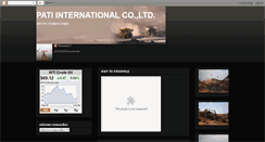 Desktop Screenshot of patiironore.blogspot.com