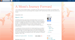 Desktop Screenshot of amomsjourneyforward.blogspot.com