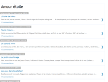 Tablet Screenshot of amouretoile.blogspot.com