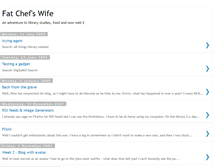 Tablet Screenshot of fatchefswife.blogspot.com