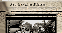 Desktop Screenshot of enlavidadelaspalabras.blogspot.com