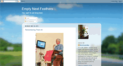 Desktop Screenshot of emptynestfeathers.blogspot.com