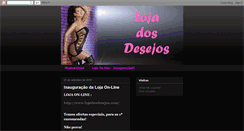 Desktop Screenshot of lojadosdesejospt.blogspot.com
