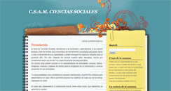 Desktop Screenshot of csam-ciencias-sociales.blogspot.com