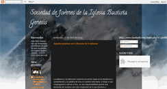 Desktop Screenshot of iglesia-genesis.blogspot.com
