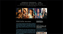 Desktop Screenshot of ourqueen-shreyaghoshal.blogspot.com