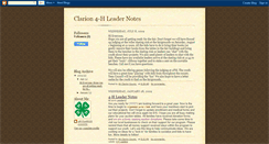 Desktop Screenshot of clarion4hleaders.blogspot.com