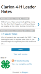 Mobile Screenshot of clarion4hleaders.blogspot.com