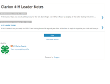 Tablet Screenshot of clarion4hleaders.blogspot.com