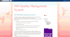 Desktop Screenshot of isoqualitymanagementsystem.blogspot.com