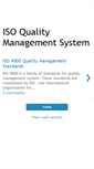 Mobile Screenshot of isoqualitymanagementsystem.blogspot.com