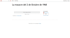 Desktop Screenshot of 40aniversariode1968.blogspot.com