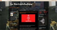 Desktop Screenshot of necrophiludique.blogspot.com