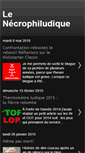 Mobile Screenshot of necrophiludique.blogspot.com