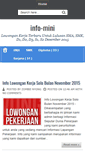 Mobile Screenshot of info-mini.blogspot.com
