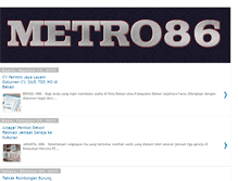 Tablet Screenshot of metro-daerah.blogspot.com