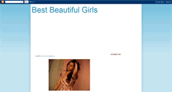 Desktop Screenshot of hotbeautifulgirls.blogspot.com