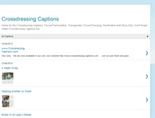 Tablet Screenshot of crossdressing-captions.blogspot.com